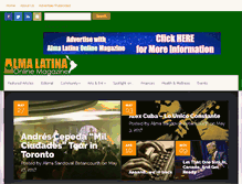 Tablet Screenshot of almalatina.ca